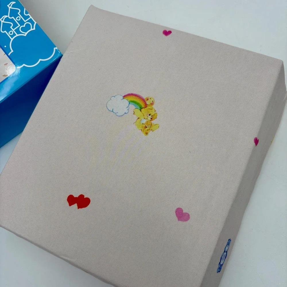 Care Bears Care to Sleep Queen Sheet Set Pink Blush‎ Microfiber Super Soft